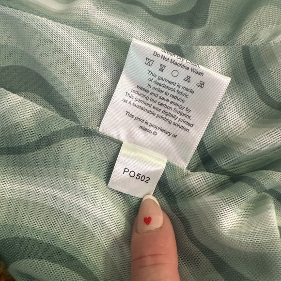 NWT Miaou Cambell Green Corset - Picture 5 of 6